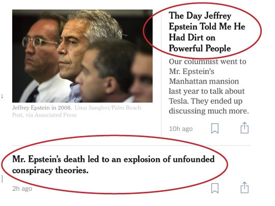 Epstein Did Not Kill Himself