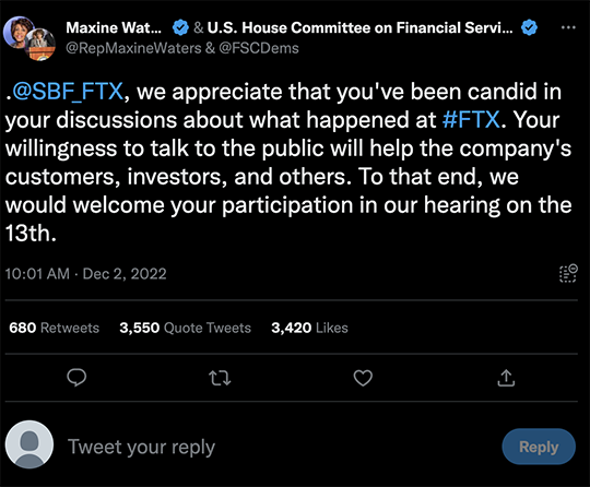 Maxine Tweet